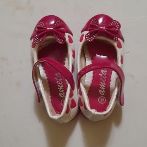 Toddlers pink girly ameta shoes